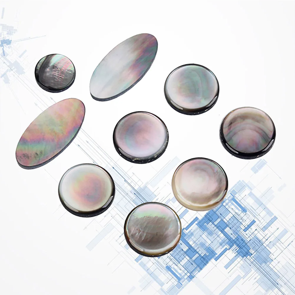 

9 Pcs/set Key Pad Saxophone Finger Buttons Colored Accessories Alto Small Pads Parts