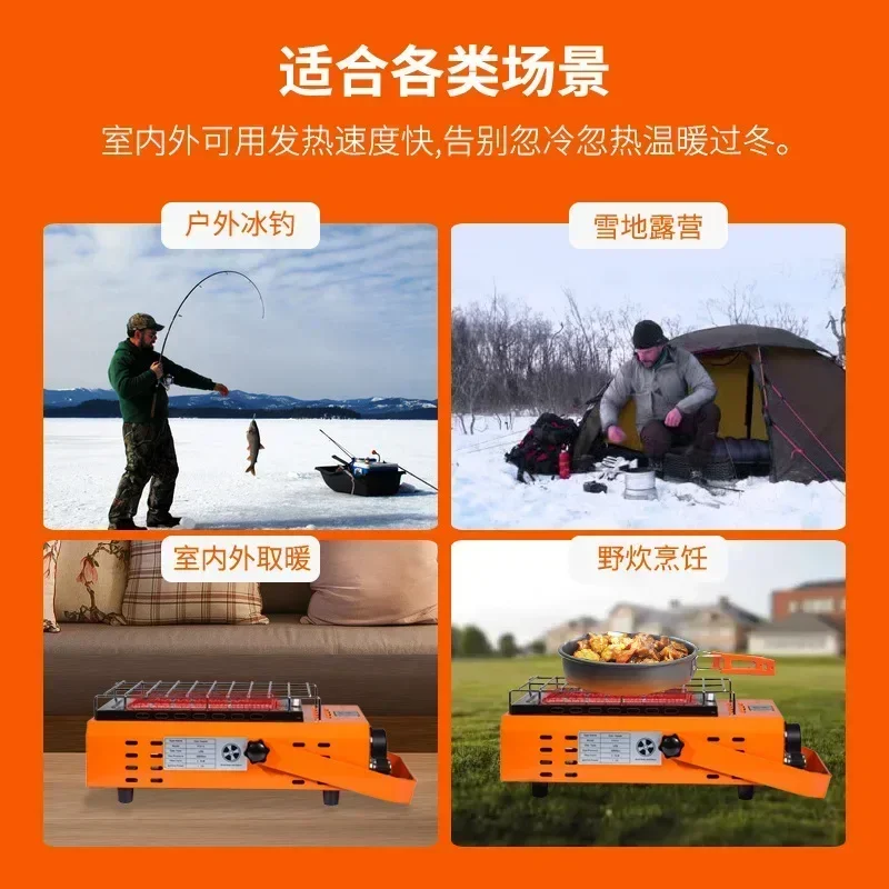 التخييم في الهواء الطلق موقد التدفئة اسطوانة غاز البوتان نزهة المنزلية المحمولة المحمول المسال