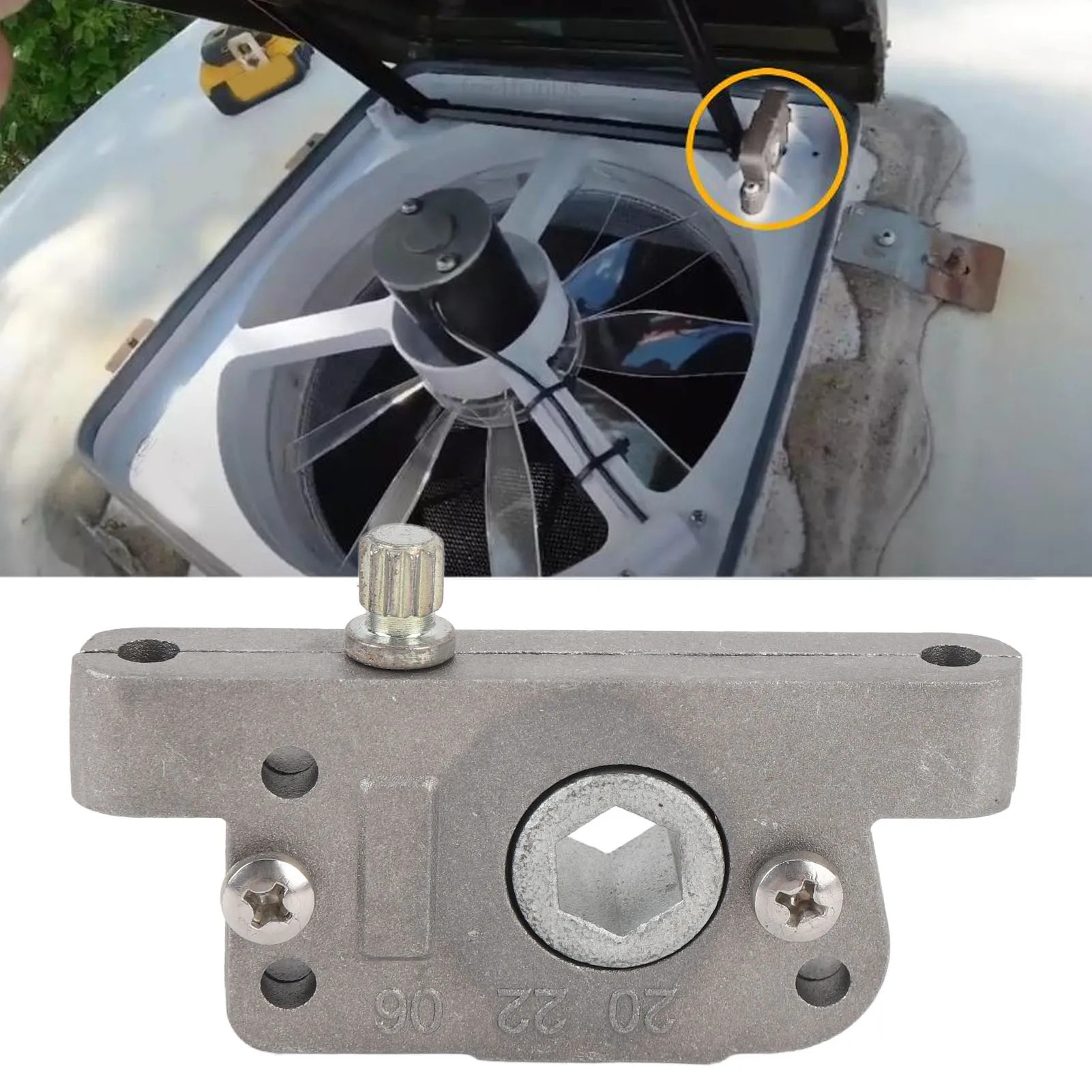 

Крышка вентиляционного отверстия на крыше автофургона, автоматический подъемный механизм 10A20281K 1AF, электрический механизм открытия вентиляции крыши автофургона, замена механизма привода для Maxxa