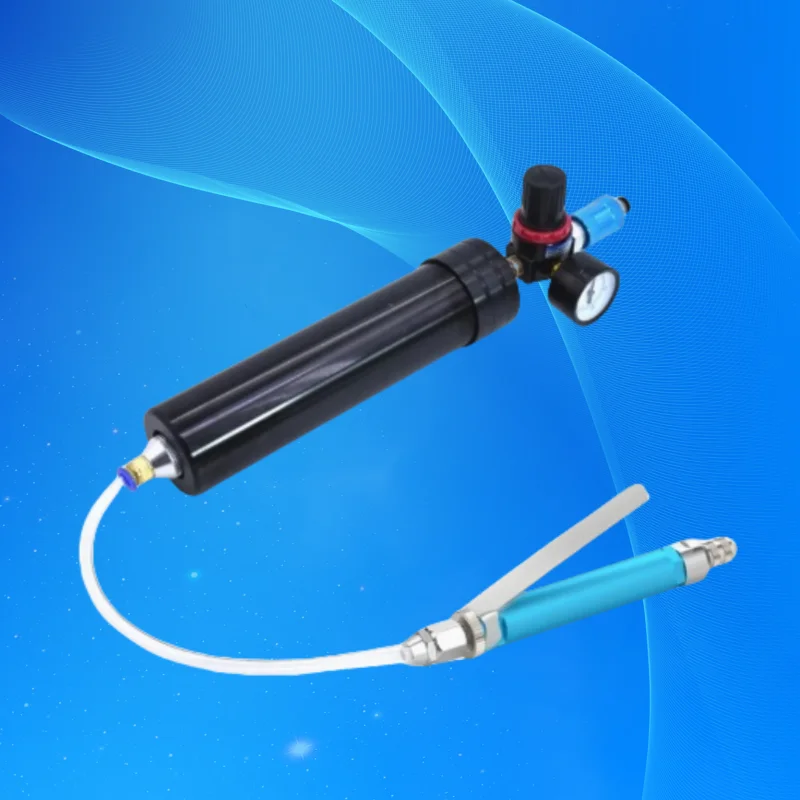 Precision Flow Automatic/Manual Pneumatic Silicone Dispenser Gun - AB Glue & Glass Sealant Handheld Dispensing Machine