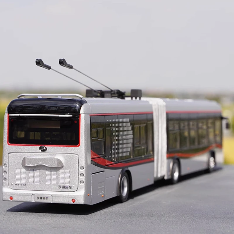 1/42 Diecast Bus Model Dual-Source Trolleybus BRT Bus Diecast Die-cast Vehicle Adult Boy Toy Souvenirs Gifts Display