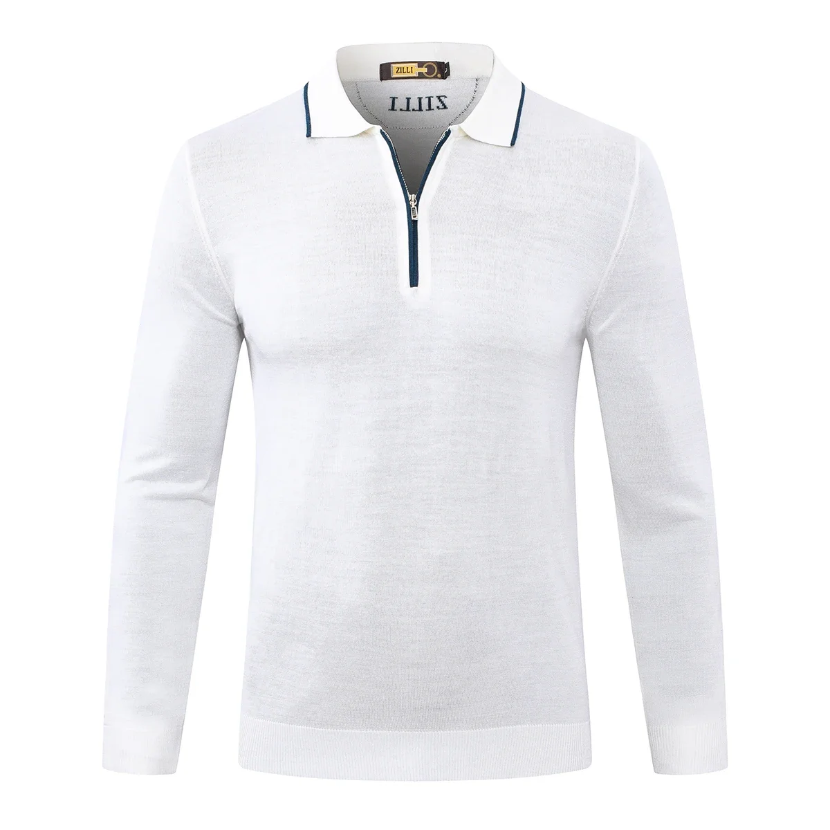 DIKU-suéter de lana CPTG para hombre, tejido elástico, cálido, informal, con cremallera, de alta calidad, talla grande, M-5XL, nuevo, 2024, 2025