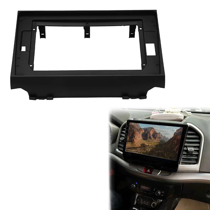 10.1 Inch Car Radio Fascia DVD Stereo Frame Plate for JAC Refine S3 2013-2016 Adapter Mounting Dash Installation Bezel