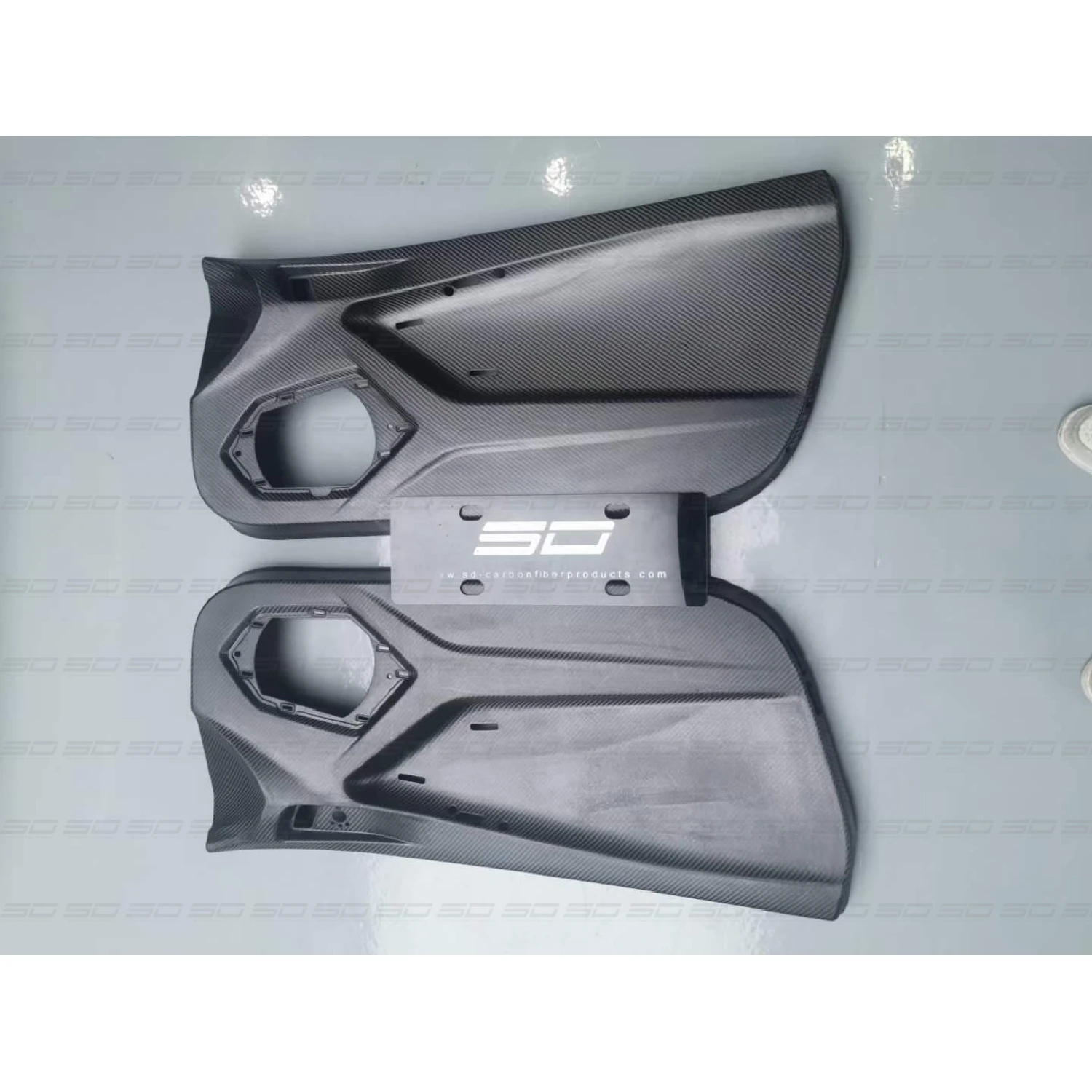 Upgrade Matte Sto Style Dry Carbon Fiber Door Skin Panel for Huracan LP580 610 EVO