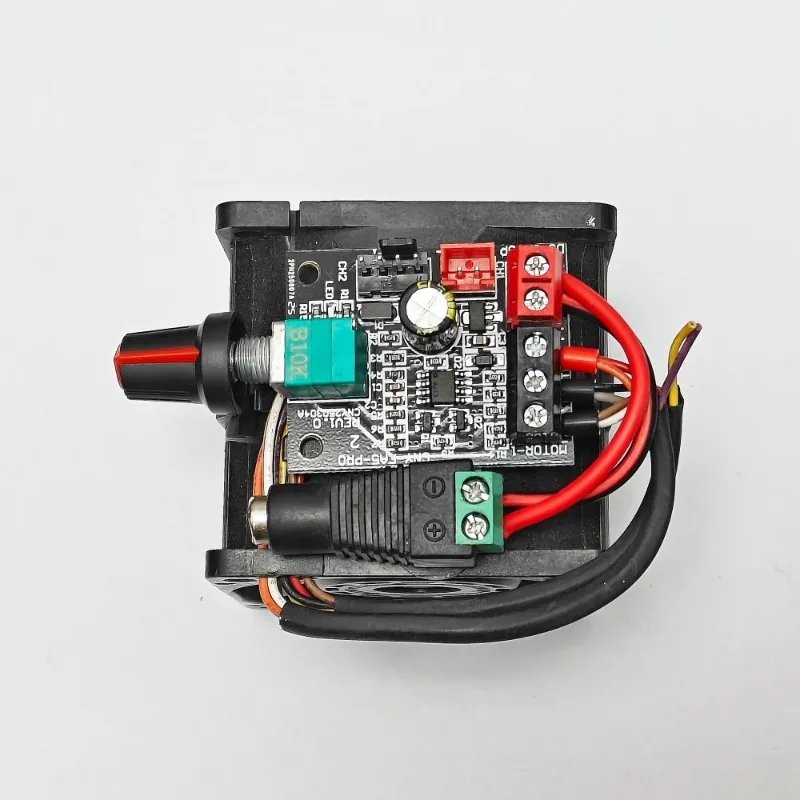 2pcs 8-24V 5A PWM Speed Controller DC Brushless 4Pin Fan Motor Regulator With Switch