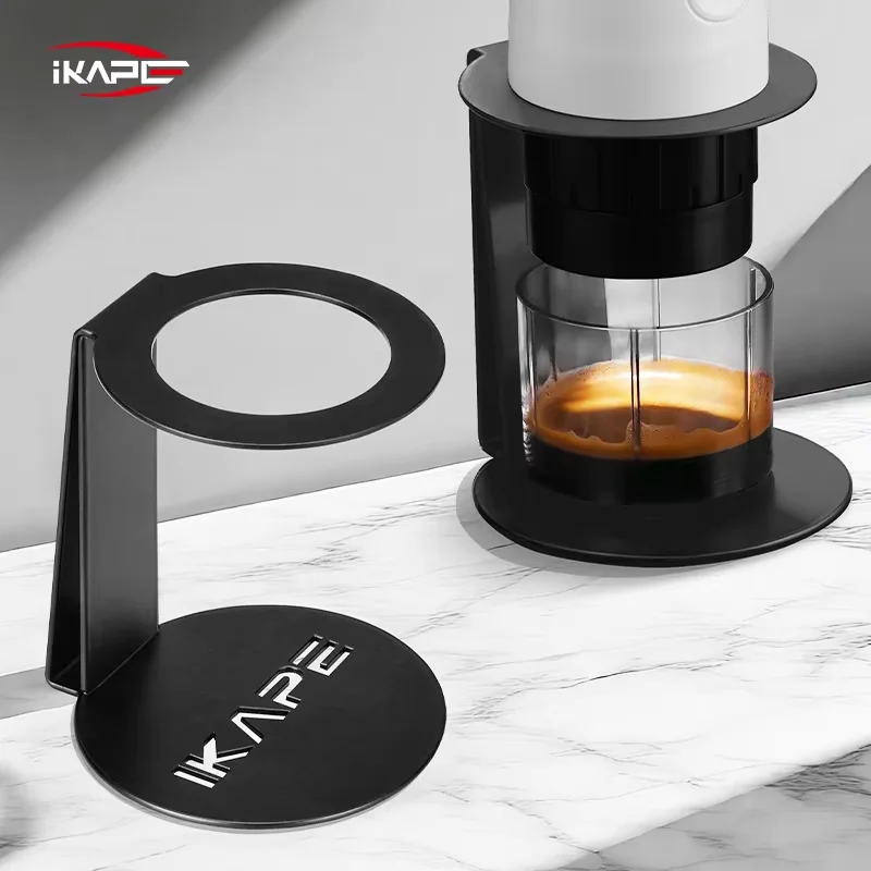 IKAPE Portable Coffee Machine Stand,Metal Coffee Drip Stand,For Wireless Electric Portable Espresso Coffee Machine