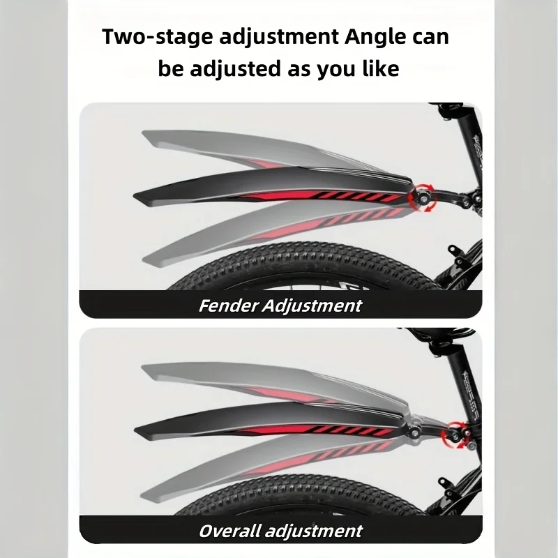 Fahrradschutzblech für Mountainbikes, universell für 24-26-27,5-Zoll-Rennräder, Schutzblech für Fahrräder, umfassendes Zubehör – Detail 5