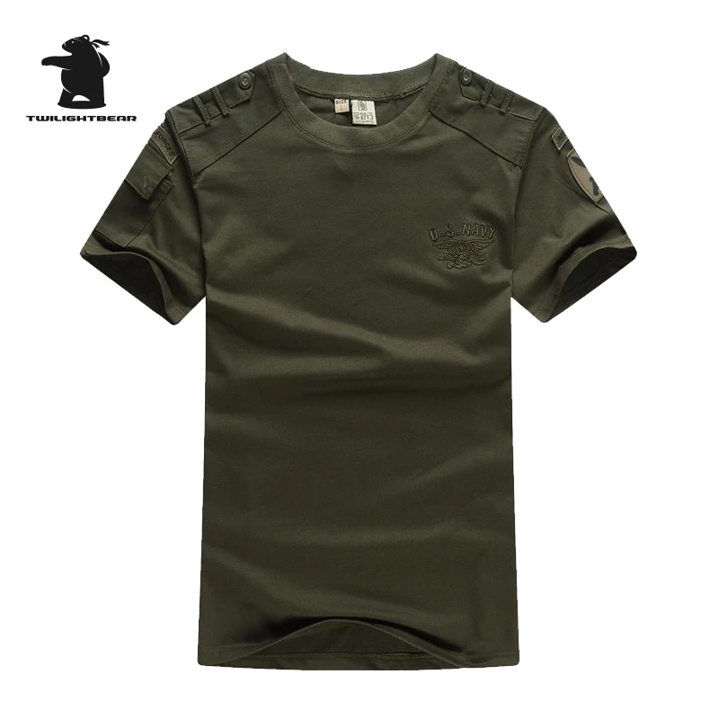Camisas Militares Algodón Casual para Hombre – Estilo Outdoor A2F506 - imagen 4