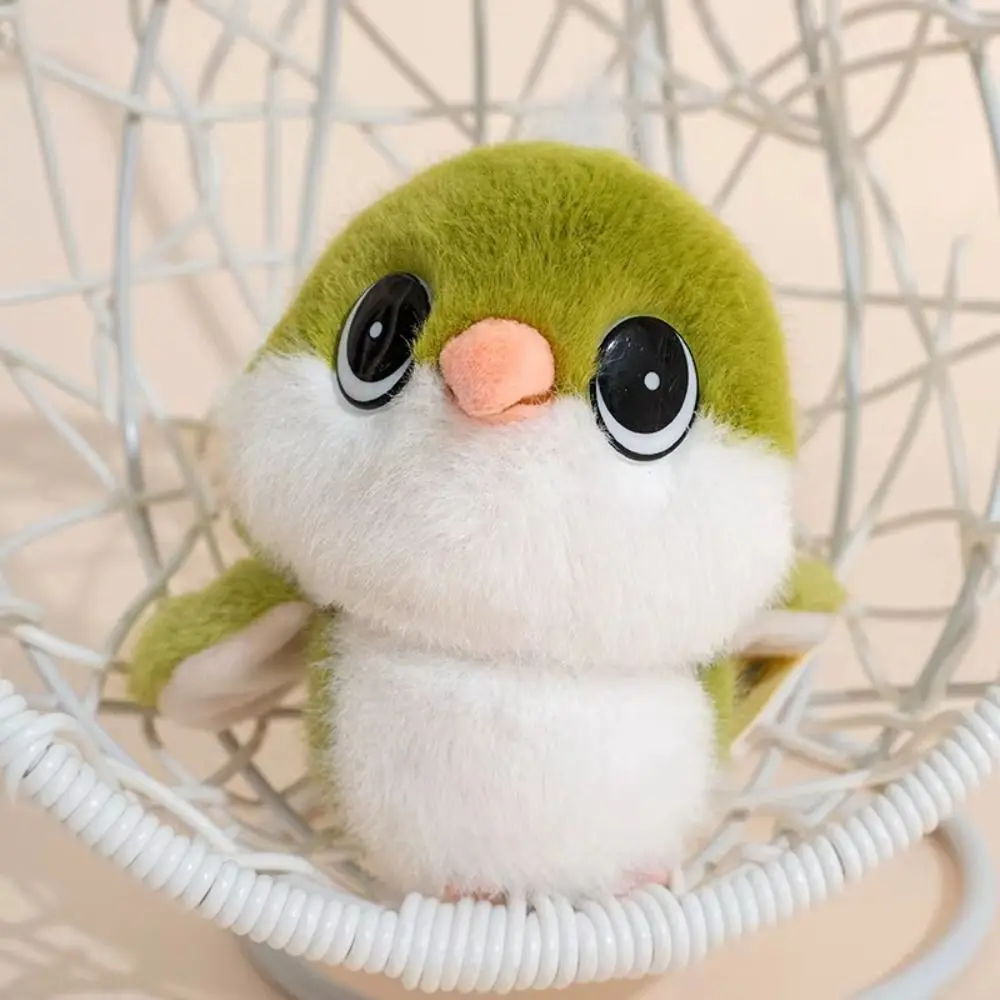 Simulação pássaro brinquedo de pelúcia pp algodão pelúcia animal tit pássaro pingente 13cm kawaii pardal brinquedo de pelúcia casal presente
