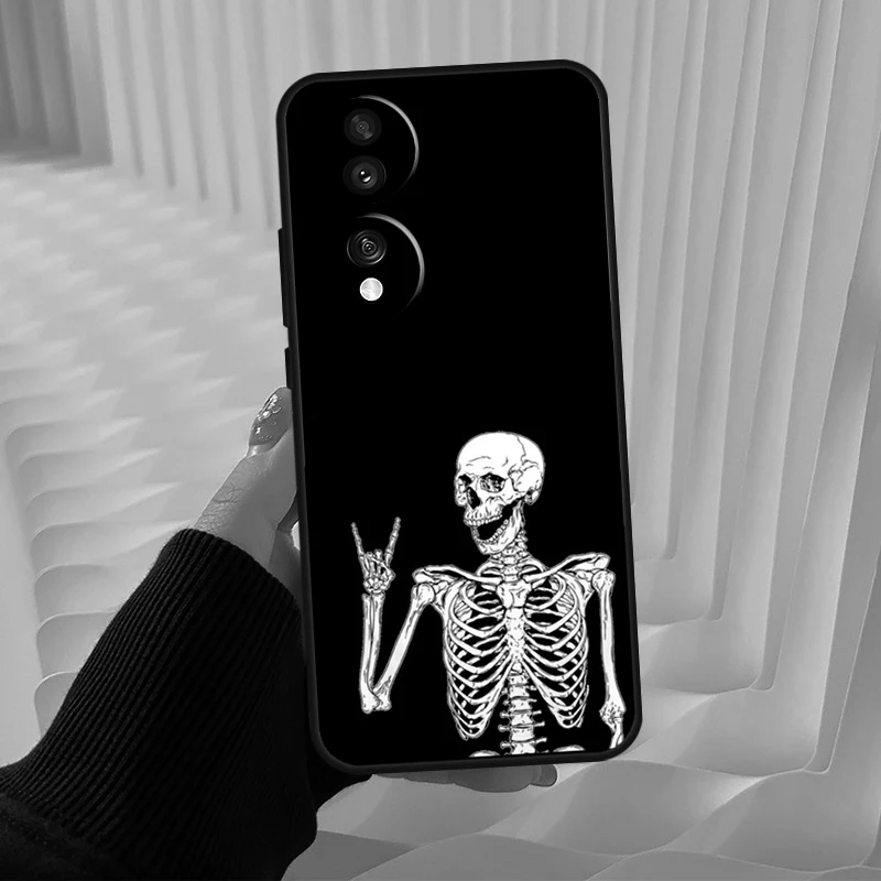 Punk Rock Funda For Honor 70 50 90 Lite X8a X9a X7a X6a X7 X8 X9 9X 8X Magic 5 Pro Magic 5 Lite Case