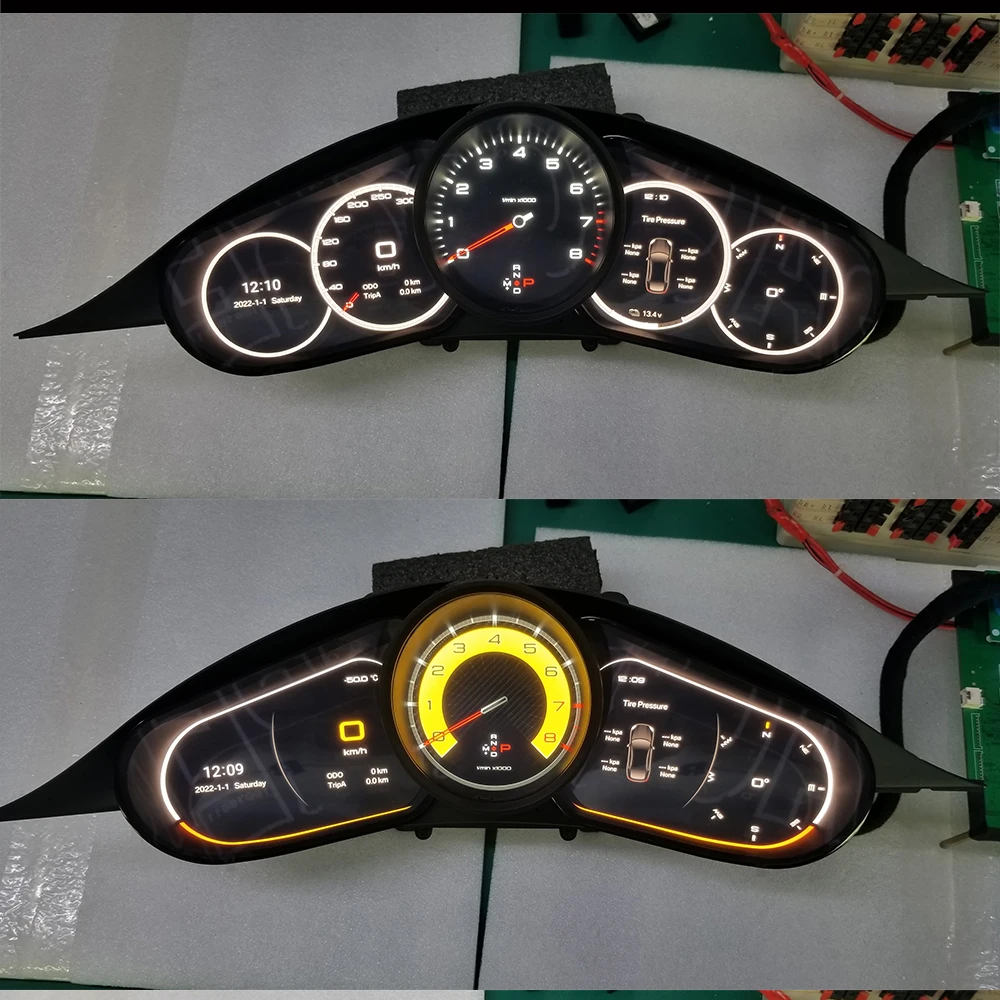 Panel Instrumen Digital 12,3 Inci untuk Porsche Panamera 2010-2016, Speedometer LCD, Panel Instrumen, Multimedia Player, Dashboard