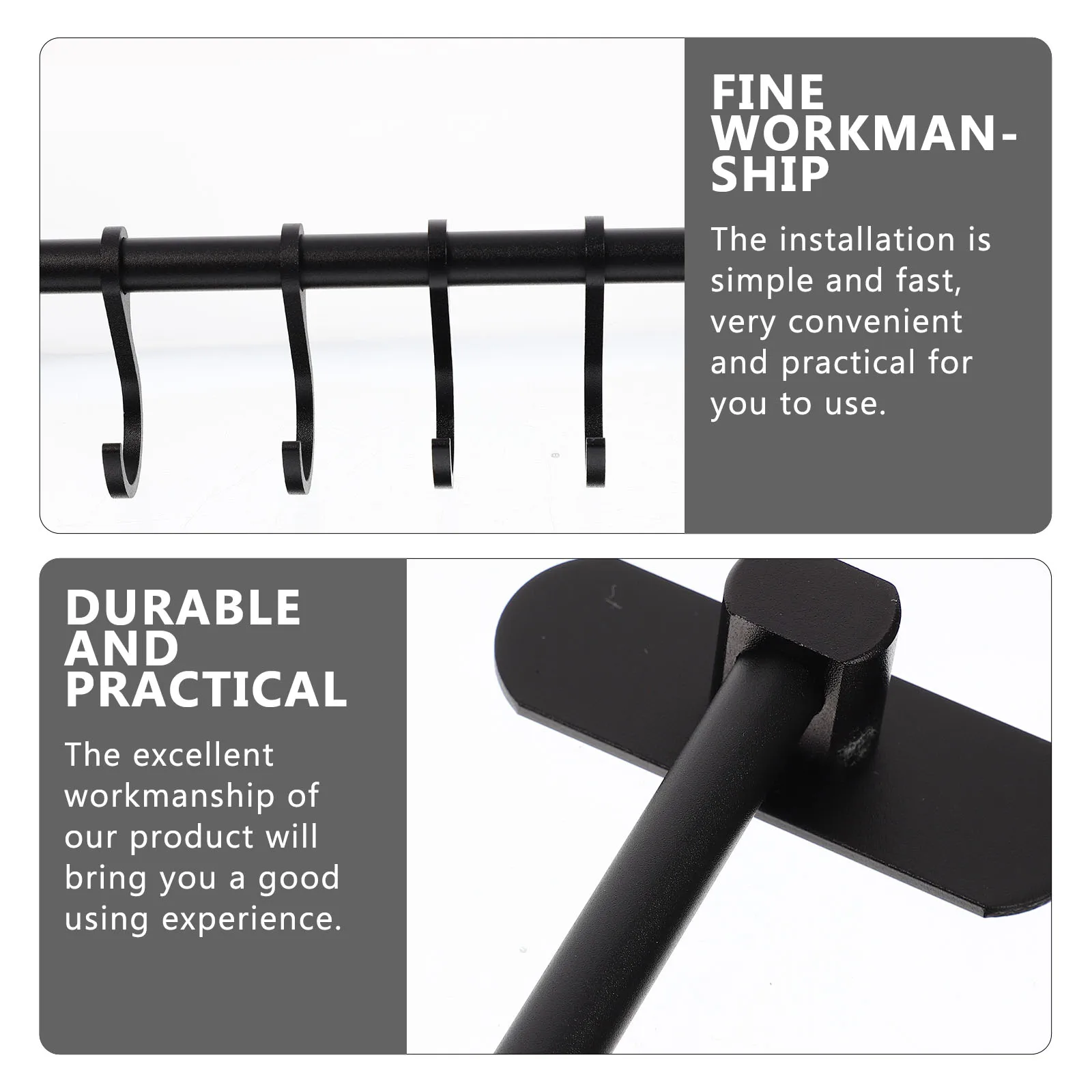 

Wall Mounted Coat Rack For Bedroom Bathroom Aluminum Garment Hooks Holder Compact Wall Hangers Storage Organizer