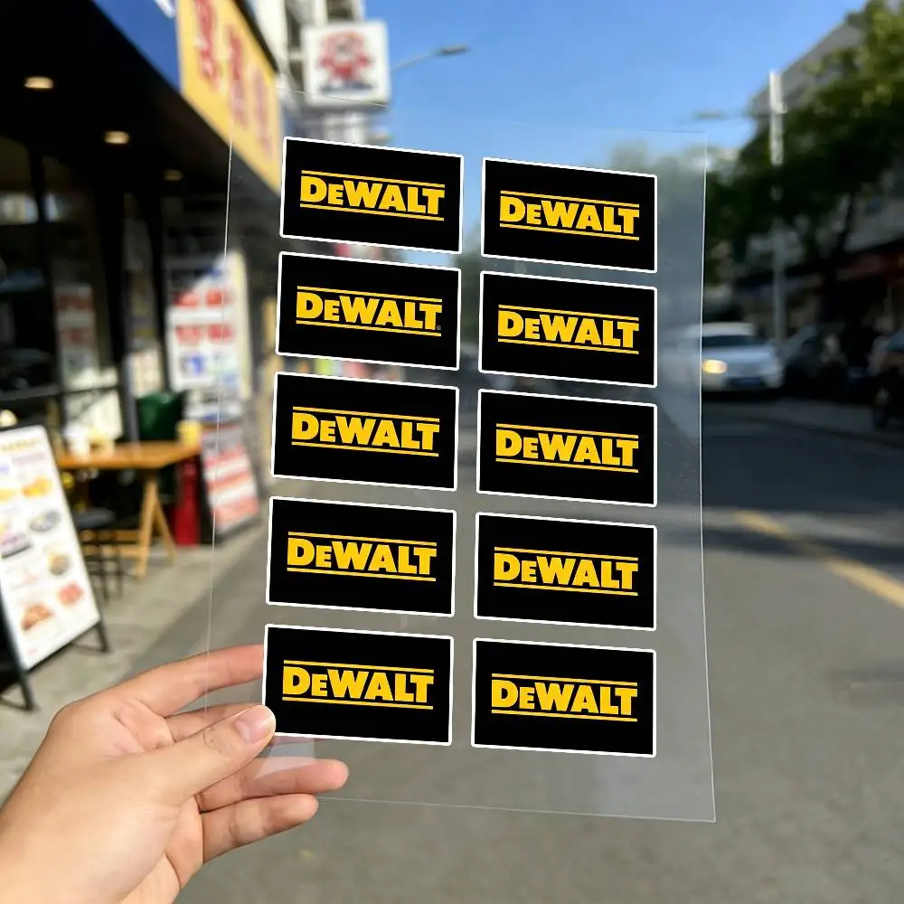Stickers For DEWALT Moto Sticker Auto Body Bumper Windows Motorcycle Laptop Walls Vinyl Decal Car Tuning Accessories
