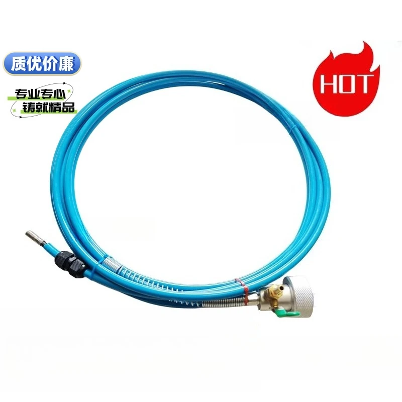 

Central air conditioner cleaning machine soft shaft through rod condenser pipeline dredging