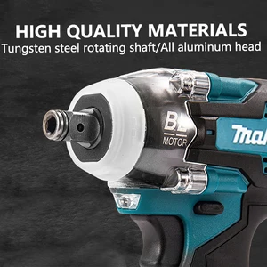 Máy tua vít điện không chổi than Makita, trình điều khiển có thể sạc lại, 18V, TW004G 8 Máy bán hàng chính - №4