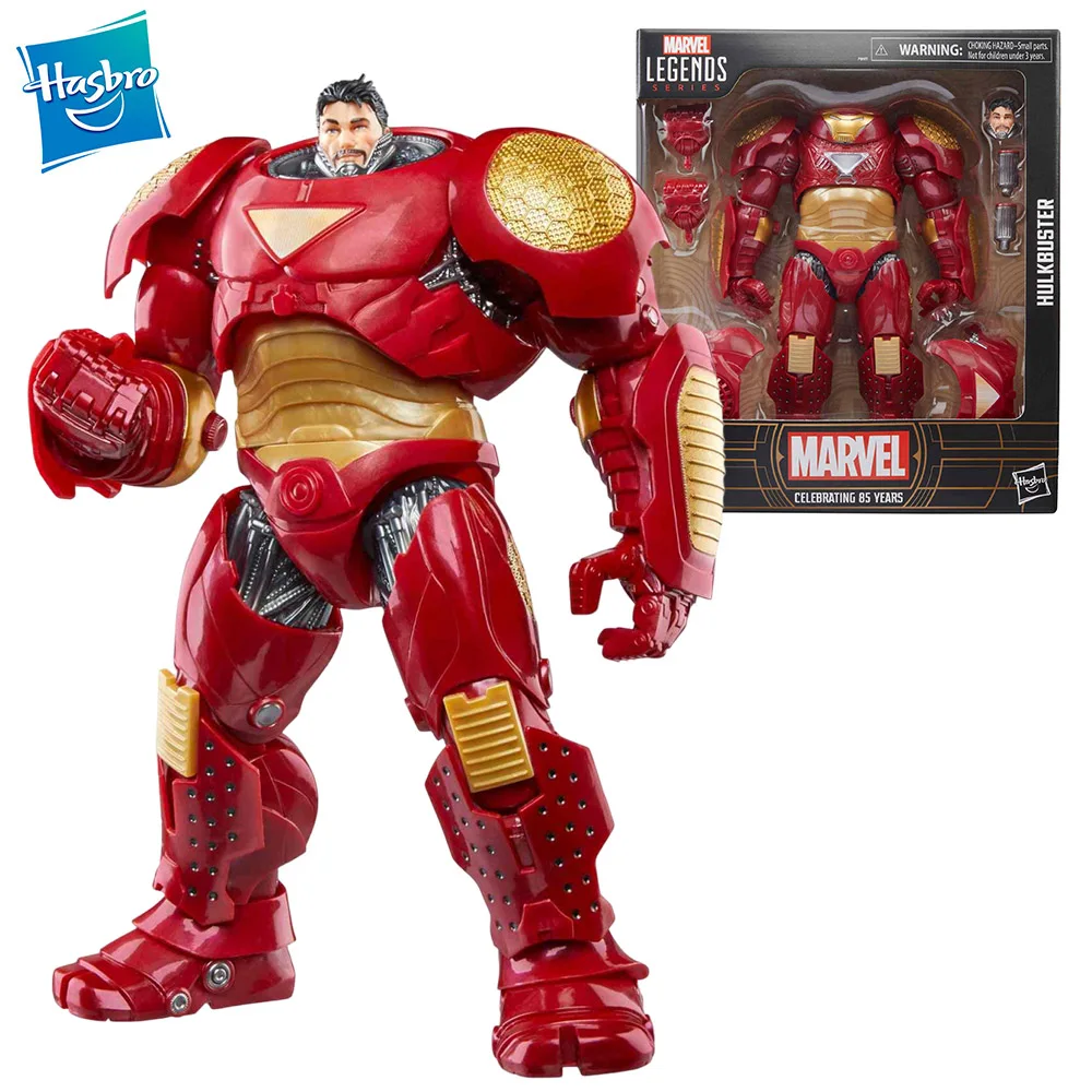 In Stock Original Hasbro Marvel Legends Celebrating 85 Years Iron Man Hulkbuster Anime Figure Action Figure Model Collection Toy