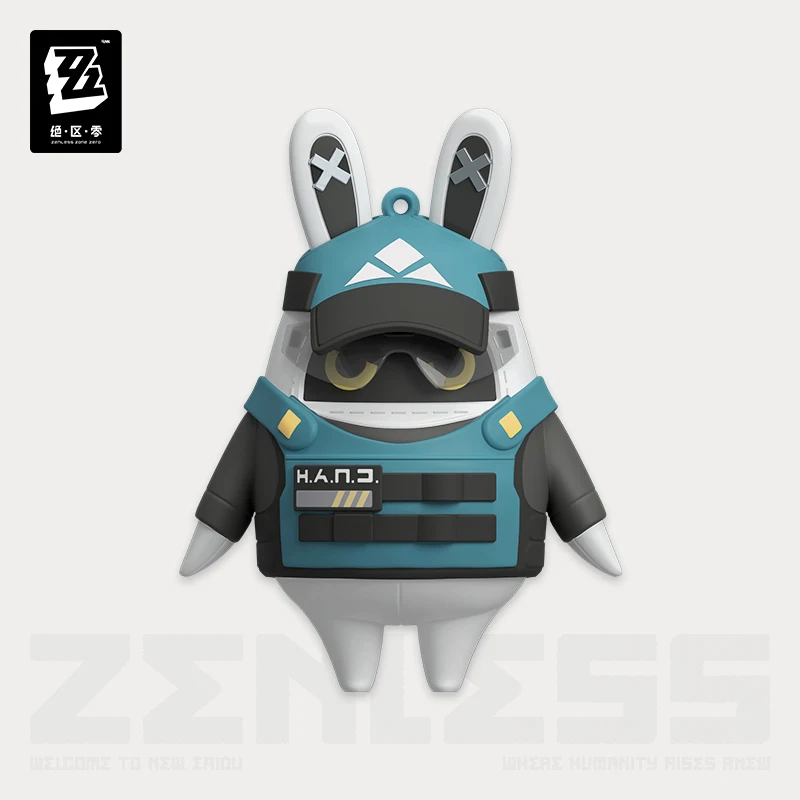 정품 Zenless Zone Zero Bangboo Standee 시리즈 V1 블라인드 박스 Bangboo 모델 펜던트 키 체인 Zzz 미스터리 박스 장식 장난감 선물