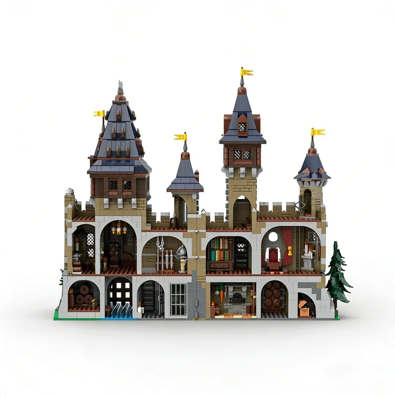 ตัวต่อ MOC ปราสาทอัศวินกริฟฟิน 3705 ชิ้น ของเล่นตัวต่อ ของขวัญคริสต์มาส ประกอบเอง DIY เสริมสร้างทักษะการเรียนรู้ ไอเดียสร้างสรรค์