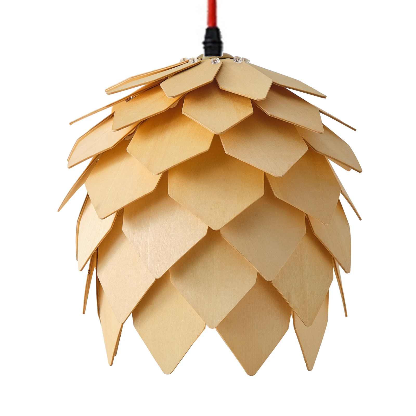 

Скандинавский современный дуб, деревянная сосновая шишка, светодиодные подвесные светильники, подвесные деревянные современные лампы, столовая, ресторан, ретро светильники, освещение