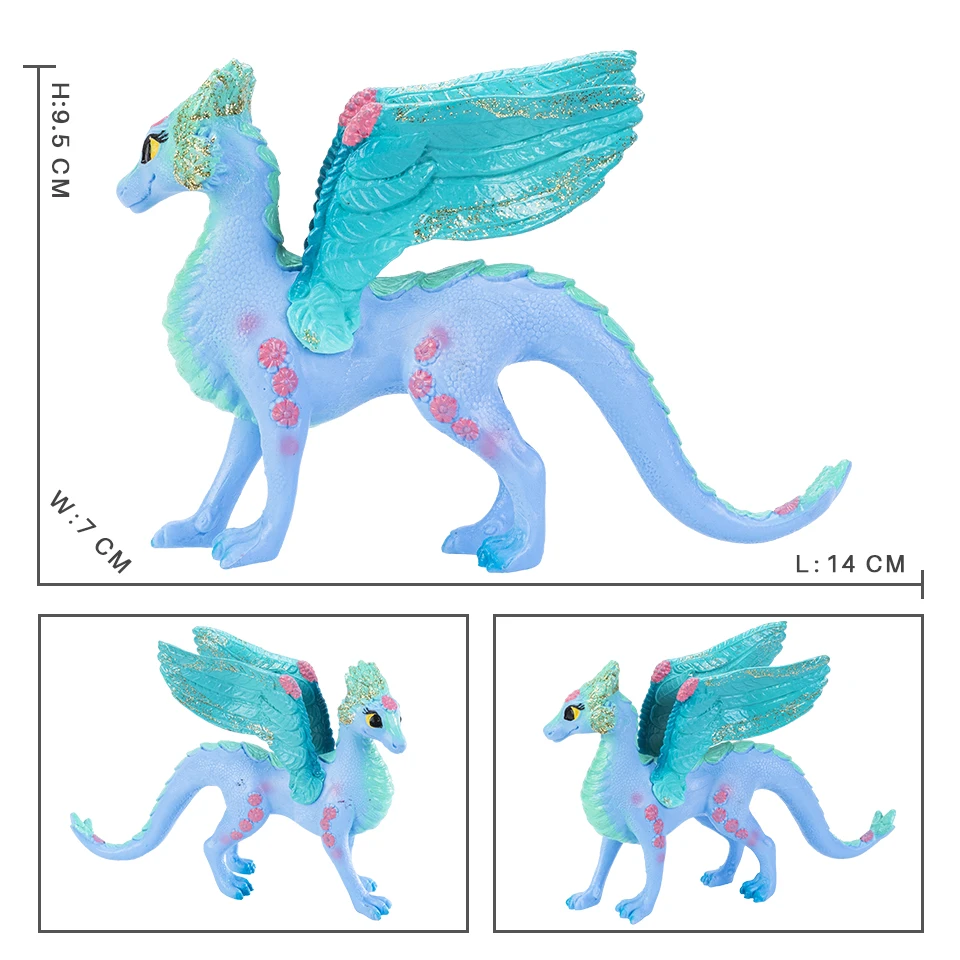 Original Savage 3D Magic Dragon Mythos Drache Tiere Modell Feuer Bull Octopus Monster Krabbe Action-figuren Kinder Sammlung Spielzeug Geschenk – Detail 17