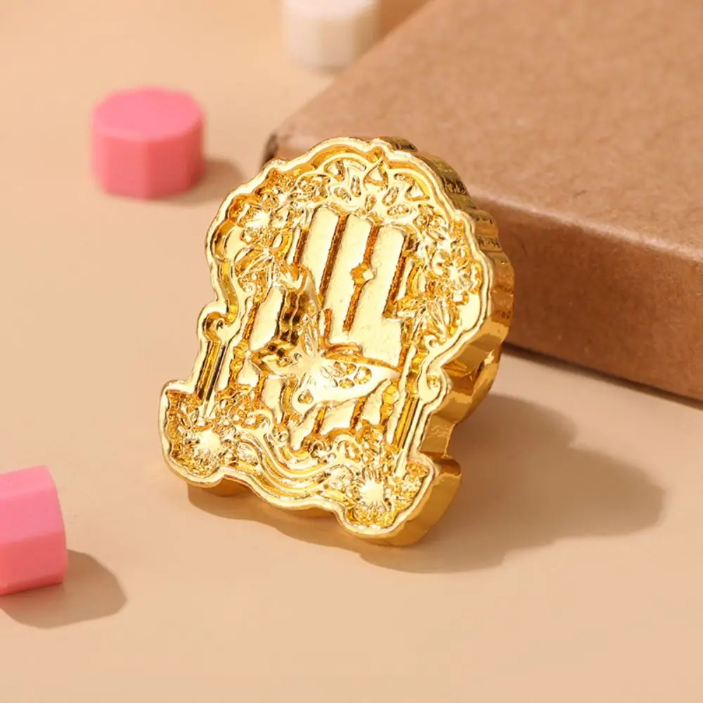 DIY Tool Rose Sealing Wax Seals Head European-style Snowflake Retro Sealing Wax Stamp Head Butterfly Mini