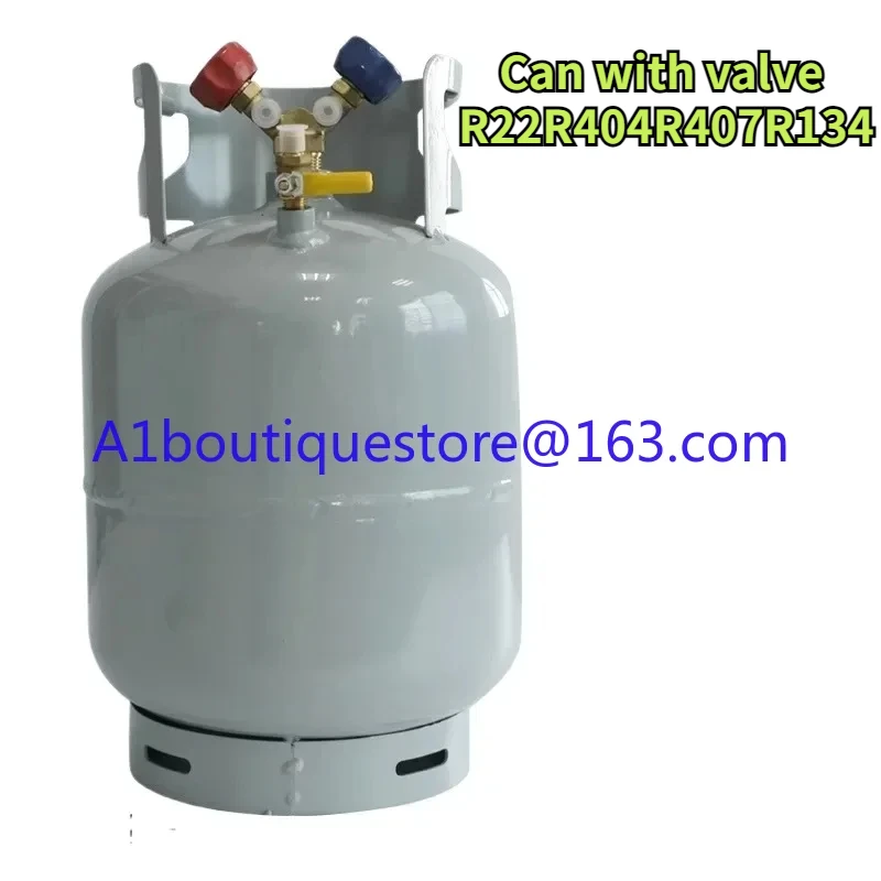 Air conditioning refrigerant recycling cylinder snow tank car recycling tank with valve R22R404R407R134