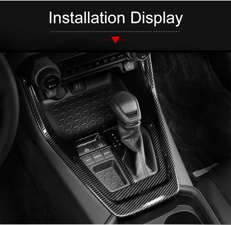 Für Toyota RAV4 XA50 2019 2020 2021 2022 2023 2024 2025 RAV 4 Hybrid ABS Auto-Schaltpanel Dekorationsabdeckung Zubehör – Detail 9
