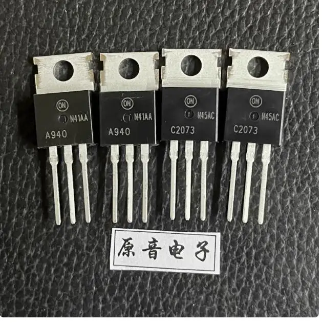 10pair/lot Original 2SA940 2SC2073 1.5A/150V/25W NPN Medium Power Tube free shipping