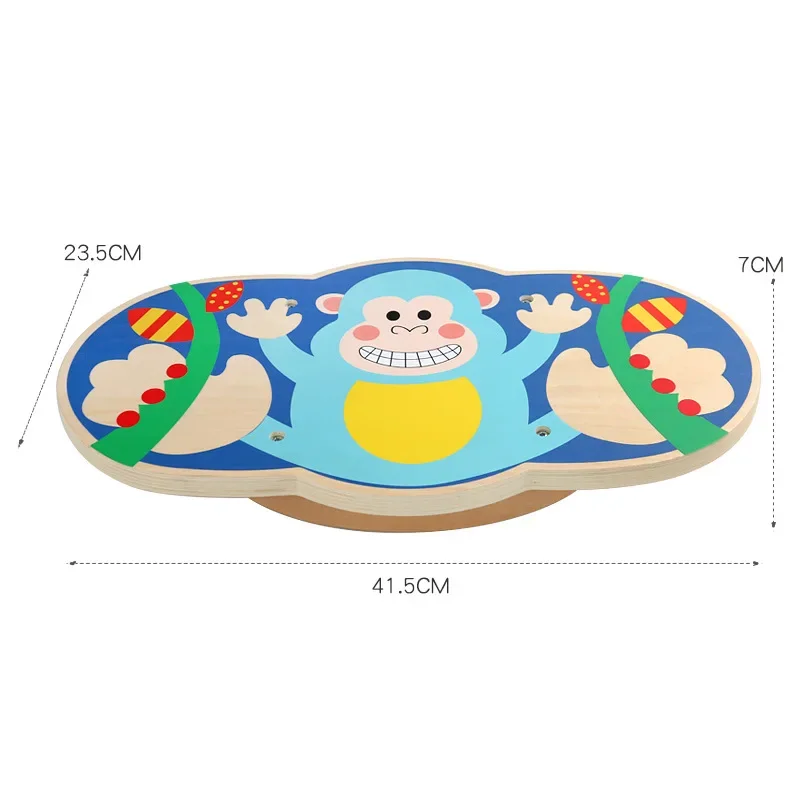 감각 통합 훈련 밸런스 보드, 스포츠 나무 훈련, 피트니스 장비, 41.5*23.5*7cm