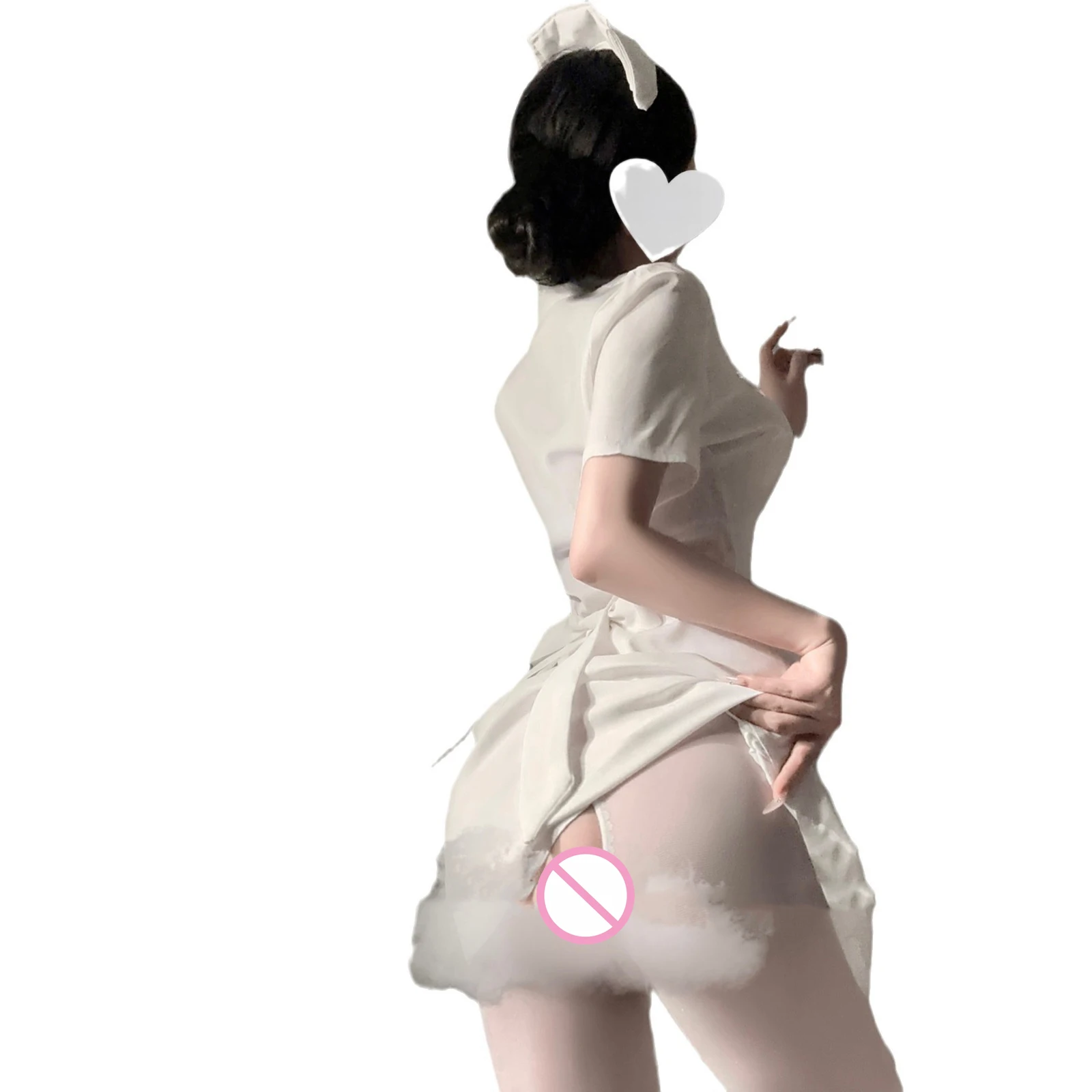 Sexy Cosplay Lingerie Nurse Uniform Halloween Costume Ladies Hot Erotic Costumes Dress Women Temptation Role Play Adult Games