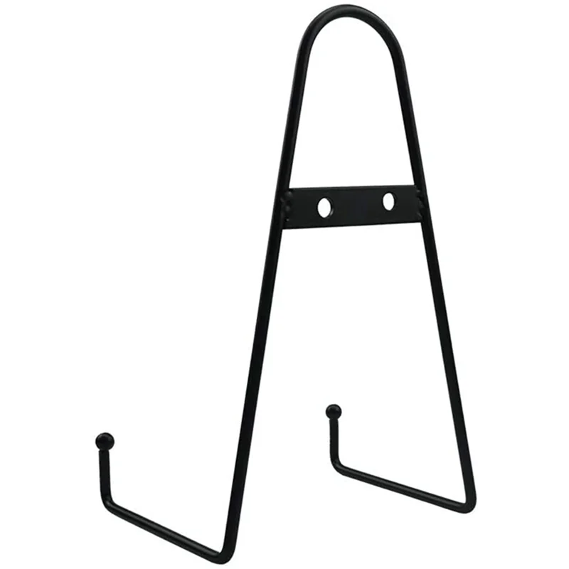 

A43T 8 Pack Wall Mount Plate Display Stands, Medium Wall Easel Holder Plate Hanger Vertical Plate Stand Holders Wine Rack
