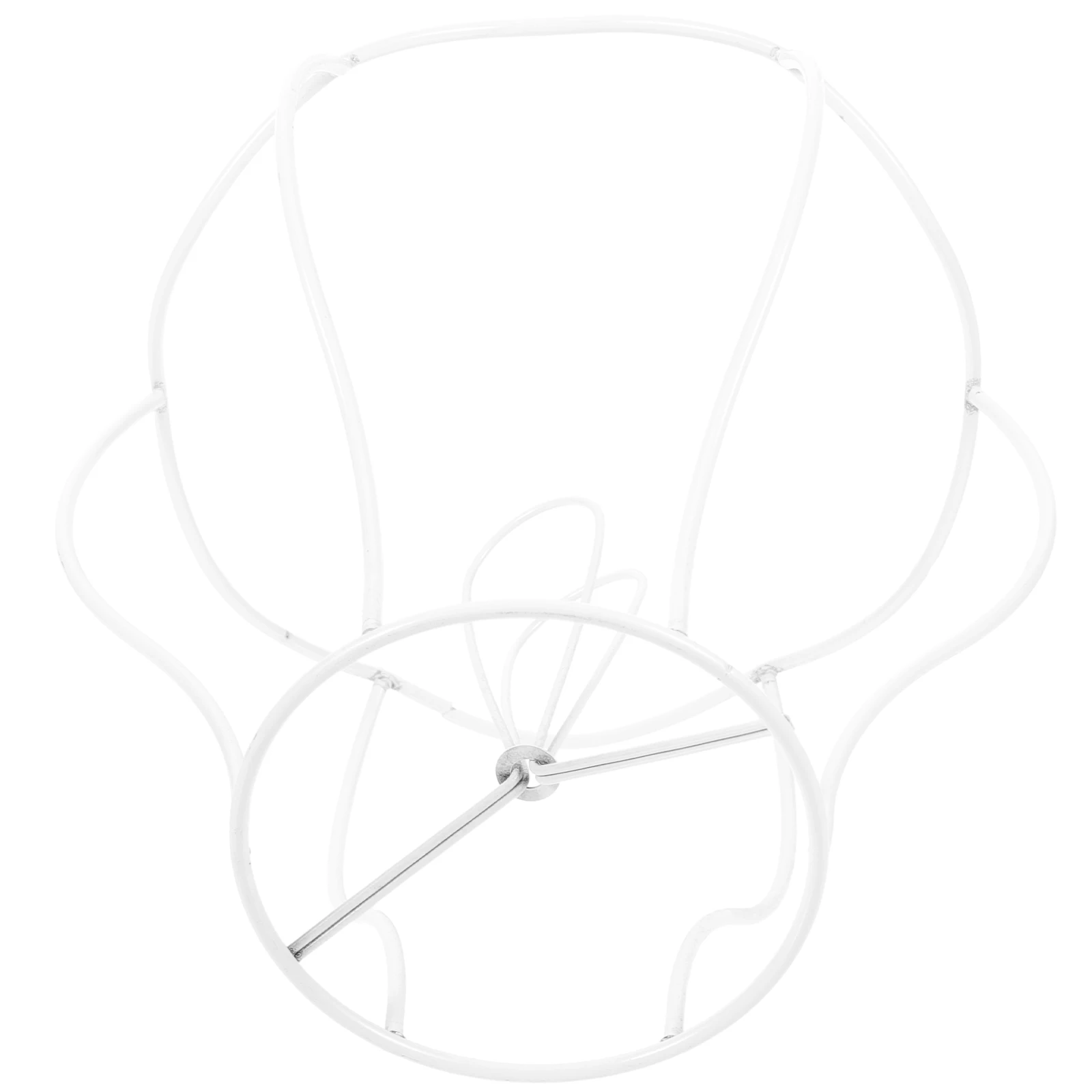 

Retro European Lamp Holder Metal Ring Shade Frame For Diy Table Ceiling Light Decor Vintage Bulb Guard Wire Lampshade