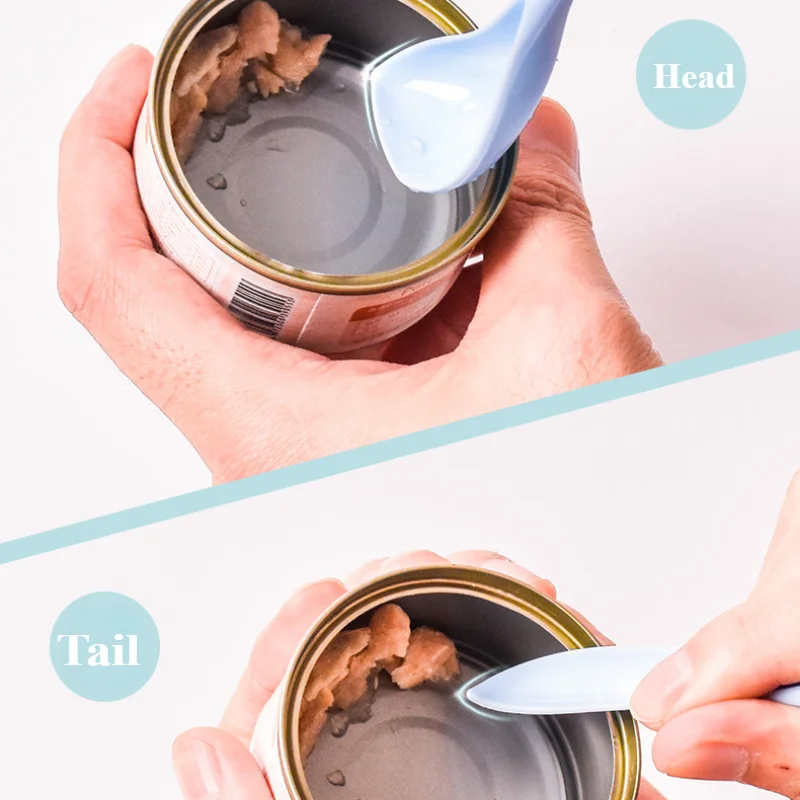 Tampa de lata para animais de estimação, silicone fresco, gato e cachorro, tampa de vedação universal ajustável + colher, ferramenta de armazenamento de alimentos