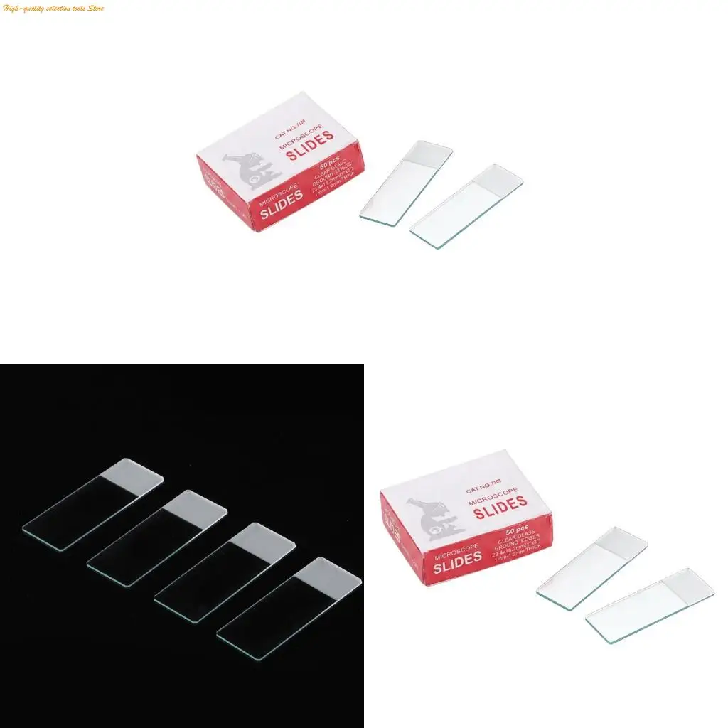 

203F Precisions Ground Biology Slides for Microscope Applications Clear Viewing