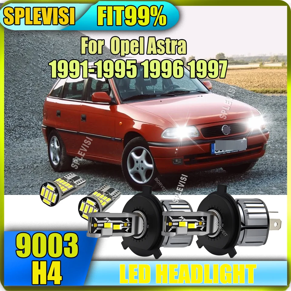 

150W/Pair LED Powerful Car Headlight LED Auto Headlamp for Night Driving For Opel Astra 1991 1992 1993 1994 1995 1996 1997