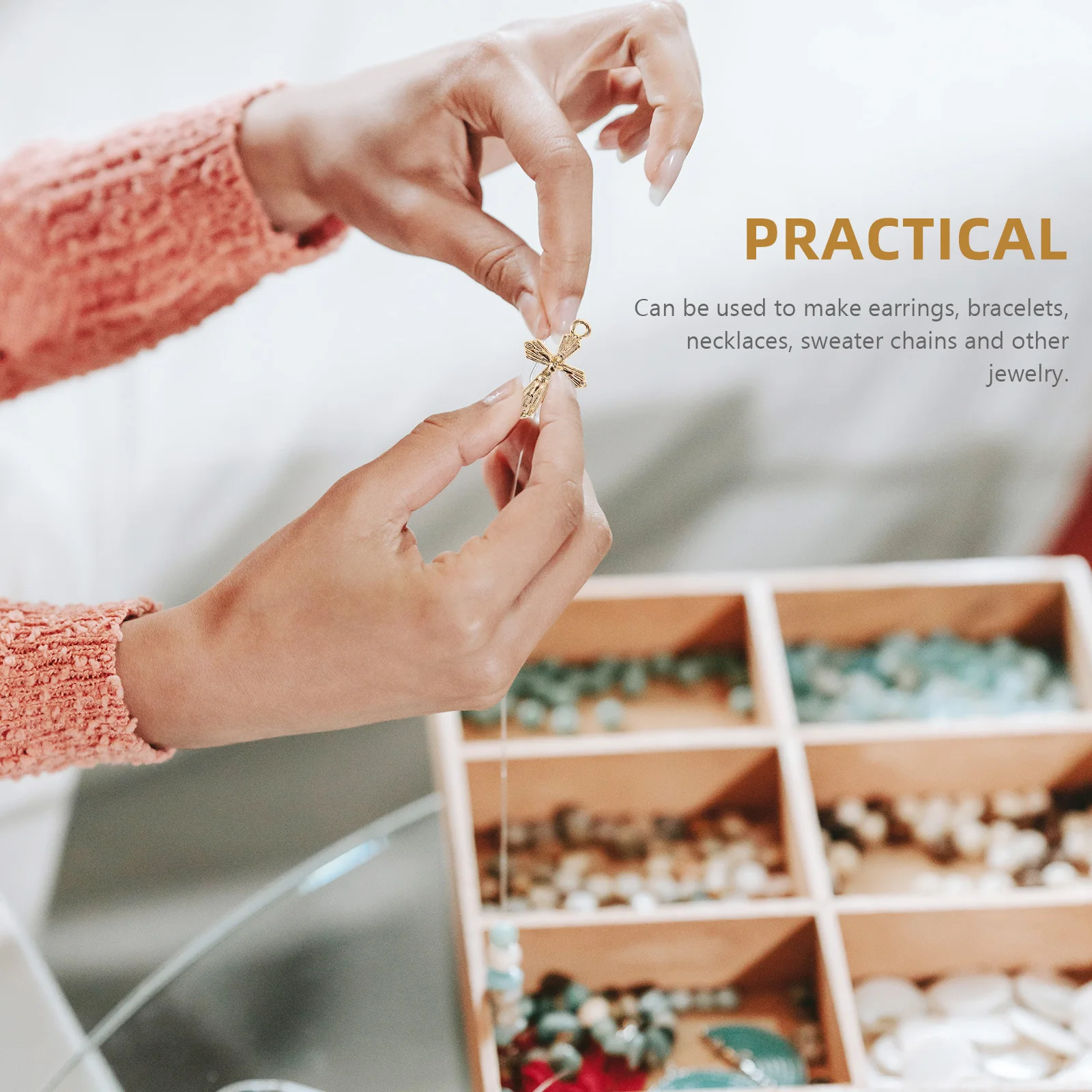 

50Pcs Cross Designed Charms Zinc Alloy Jewelry Making Supplies for DIY Earrings Bracelets Necklaces Pendants Cross Pendants