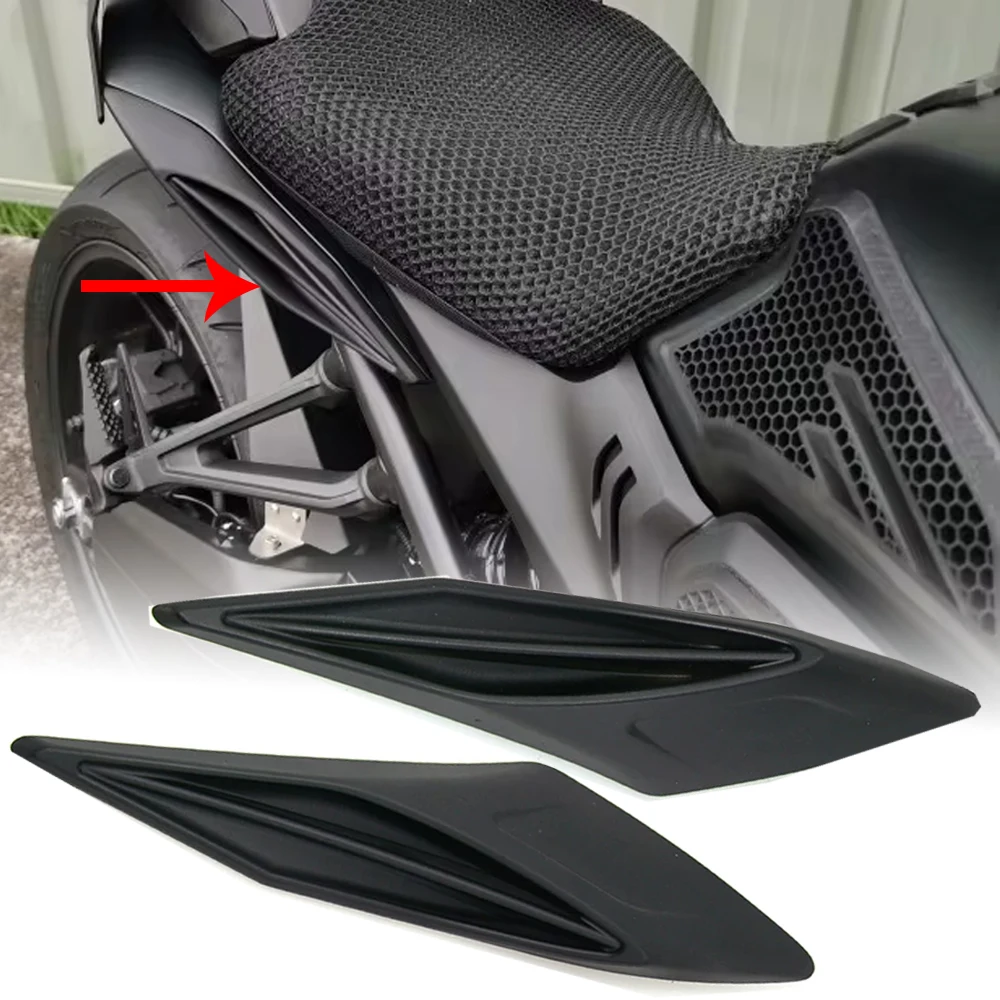 

Motorcycle Rear Seat Side Wing Protection Tail Fairing Frame Cover Cowl Panel For Honda CB650R 2021 2022 2023 CB 650R Part Black