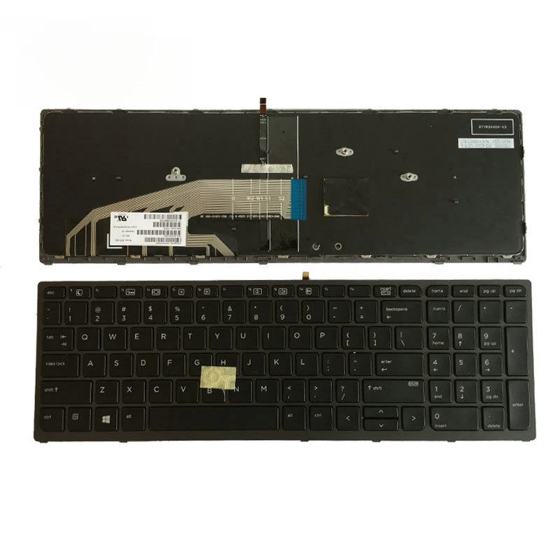 Z NEW laptop  for HP Zbook 15 G3 17 G3 Keyboard backlit Pointer US 848311-001