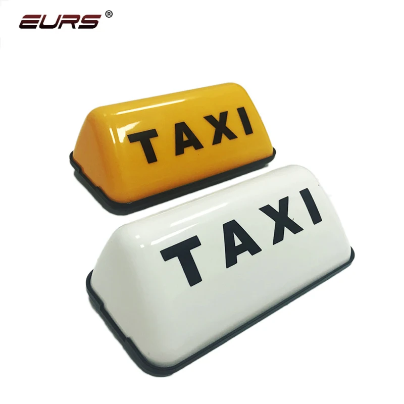 Euro Car Taxi Lights, LED Sign Decor, Glowing Decor, Auto avantLights, TAghts-COB Lights with 12V Car Charger Inverter