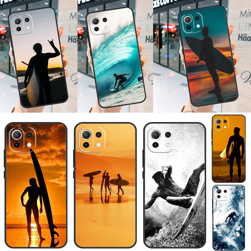 Surfer Surf Hang Loose Shak Cover For Xiaomi 12 13 Lite 11T 12T Pro 12X Case For POCO X5 X3 F5 Pro M4 F4 X4 GT F3 M5s