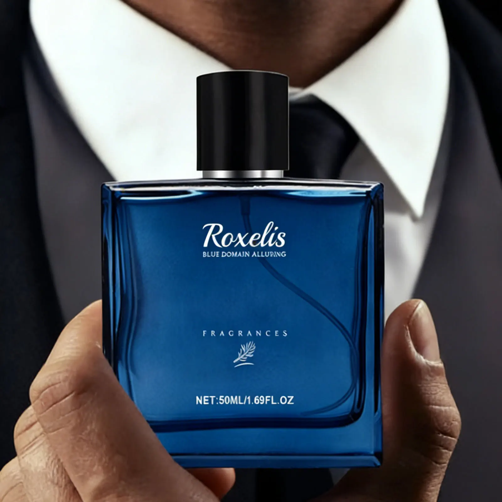 ROXELIS 50ML Blue Domain Luxury Perfume High-Quality Ingredients Long-Lasting Fresh Aroma Unisex Fragrance