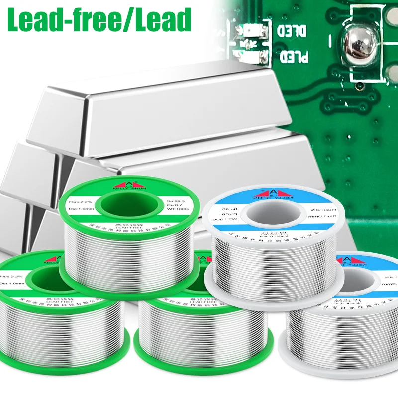 

Lead Free Soldering Wire With Rosin for Welding Supplies No-clean High Purity Tin Wire Roll No-clean Sn99.3%FLUX2.2%