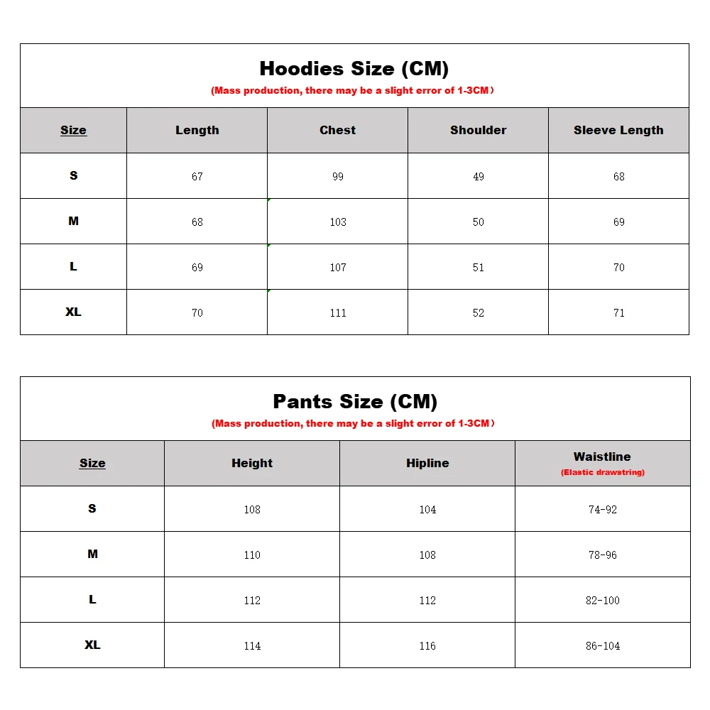 Brand Clothes Tracksuits Tops Long Pants Set Hip Hop Streetwear For Fashion Casual Men Women Hoodies Sweatshirt Sports Trousers