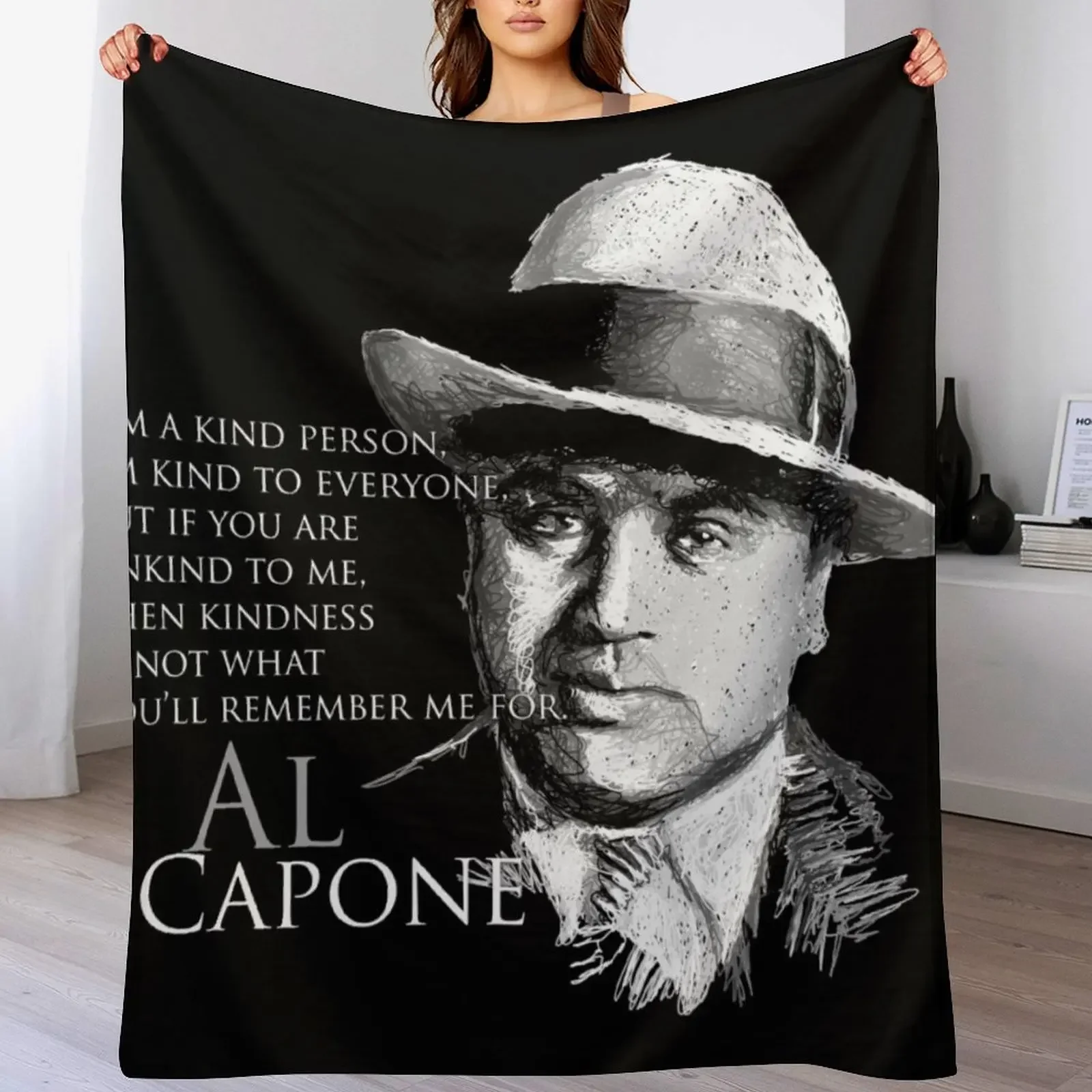 Al Capone Throw Blanket decorative Thins Blankets For Sofas Tourist Blankets