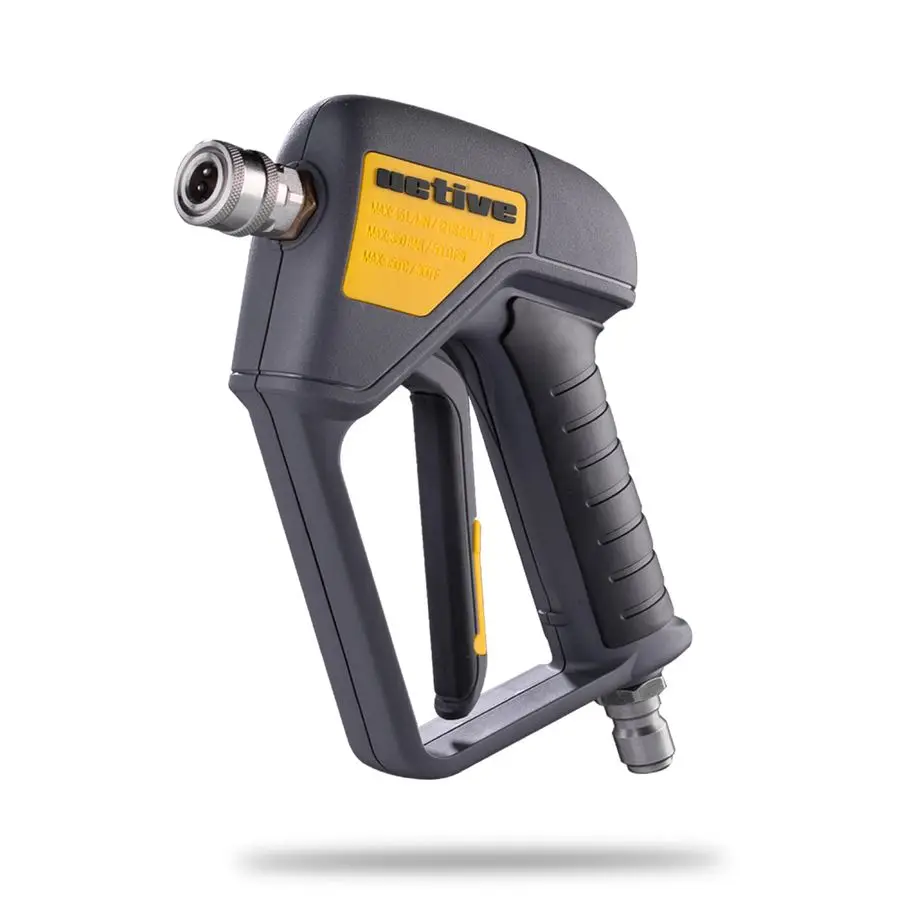 

Swivel Pressure Washer Gun with an inbuilt 3 8 Inlet Male Swivel Plug for Pressure Washer Hose and 1 4 Female Quick Connect for