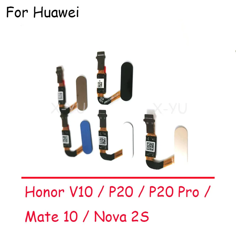 

Для Huawei Honor V10 / P20 / P20 Pro / Mate 10 / Nova 2s сканер отпечатков пальцев Сенсорный ID сенсор Кнопка возврата Главная кнопка гибкий кабель