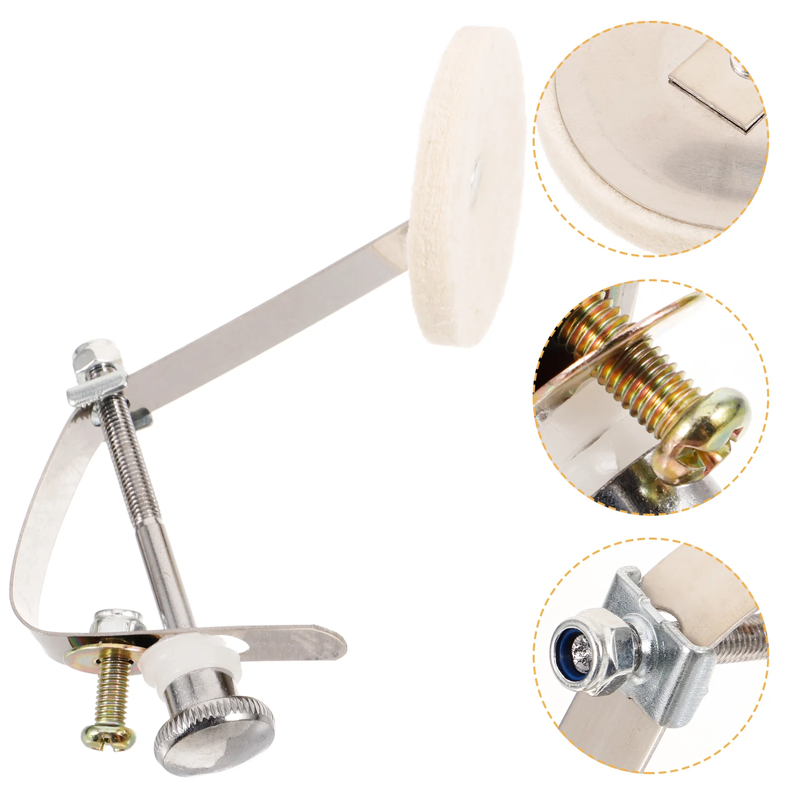 

Snare Drum Pad Metal Silencers Tool Tone Control Pads Dampeners for Mute Alloy Felt Damper Muffling Mats