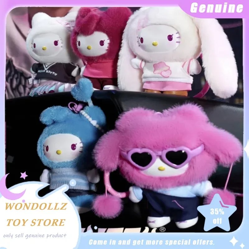

В наличии подлинная серия Hellokitty Pop Star слепая коробка милая виниловая плюшевая кукла аниме фигурки сумка кулон декор модная игрушка подарок для девочки