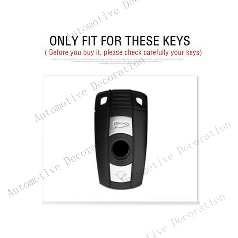 Z+ Genuine Leather Car Key Fob Case Cover For BMW 1 2 3 4 5 6 X5 X6 M5 M6 128i 328i