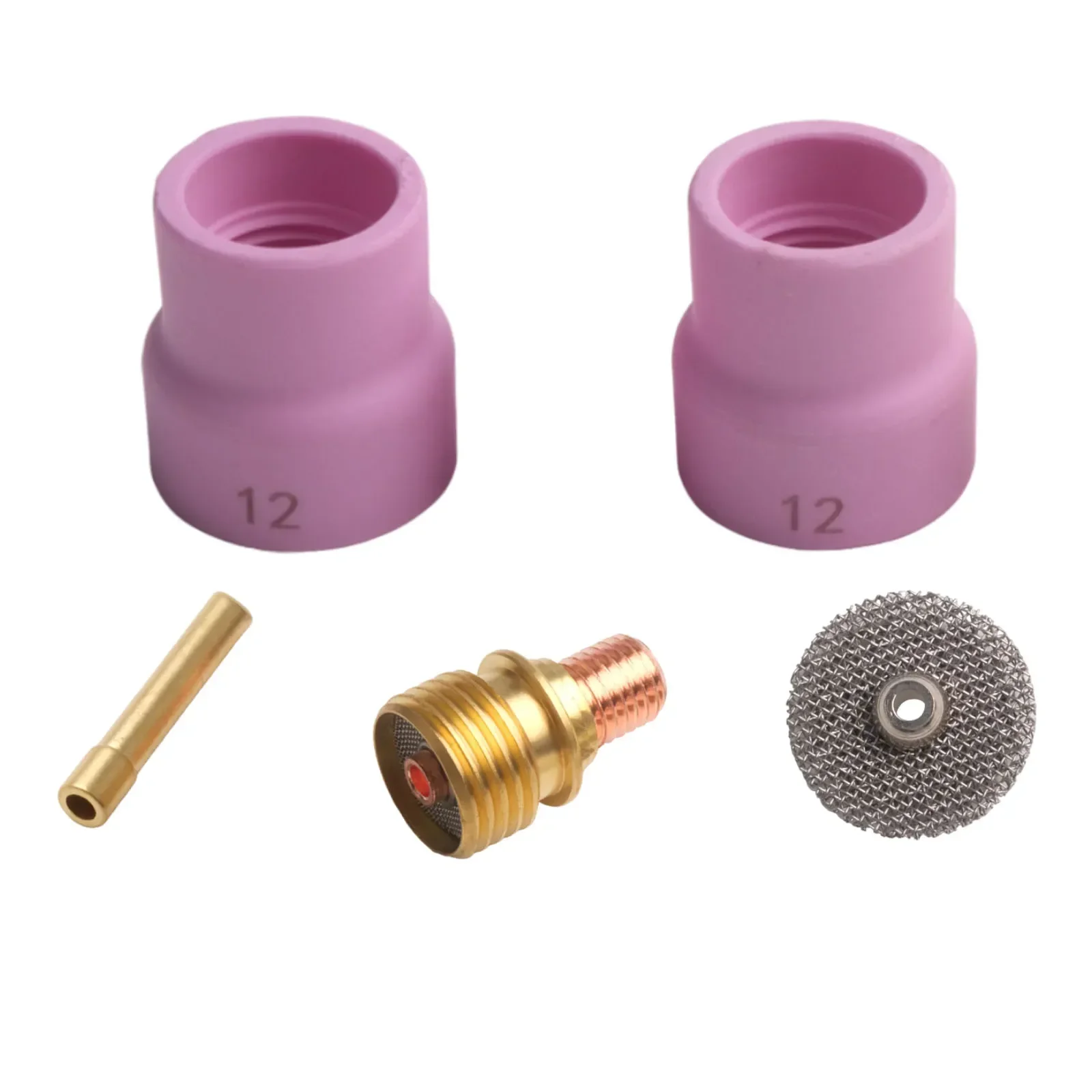 Tazza in ceramica completa tazza in ceramica svasata accessori per saldatura e torce Tig serie 25 20 Kit completo per tazza in ceramica adatto alla maggior parte WP-9